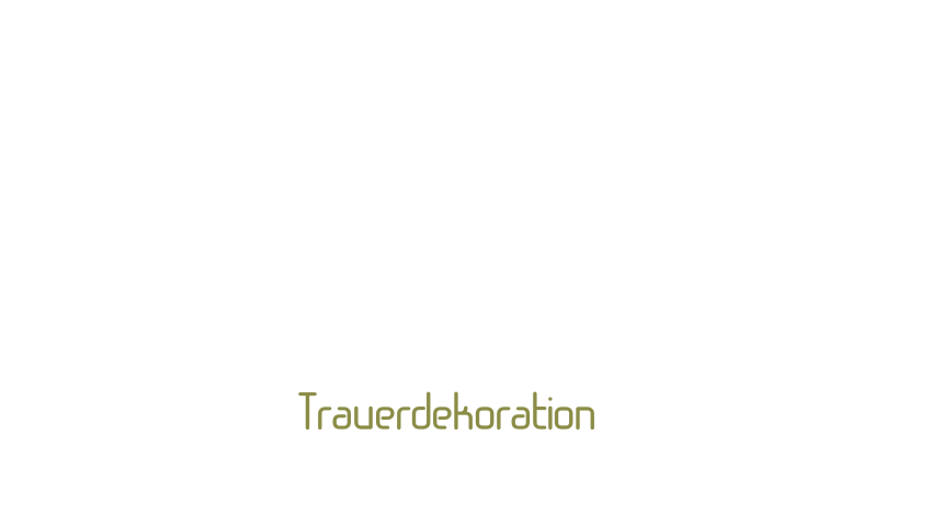 Trauerdekoration
